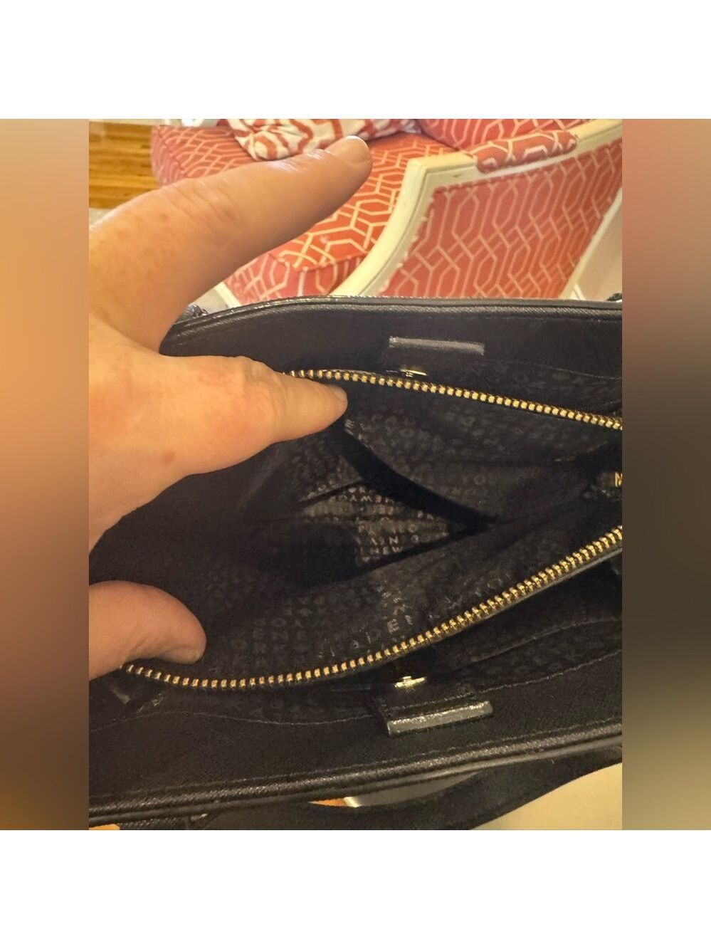 Kate Spade - Laurel Way Evangelie Satchel - EUC - Black Saffiano- Two Way Bag - Picture 10 of 12